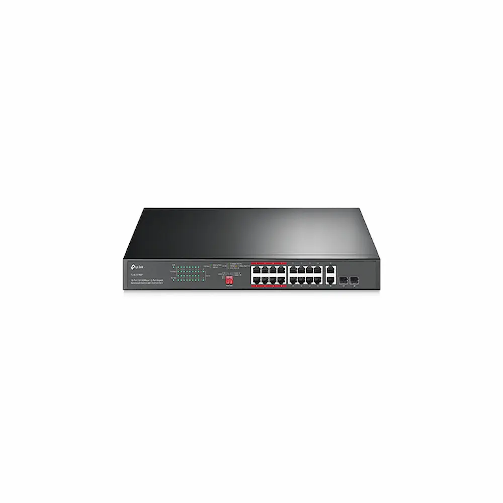 Switch 16 ports PoE+ | TP-Link TL-SL1218MP