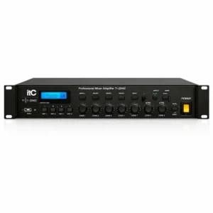 Amplificateur mélangeur ITC TI-240Z 240W 6 zones rack sonorisation