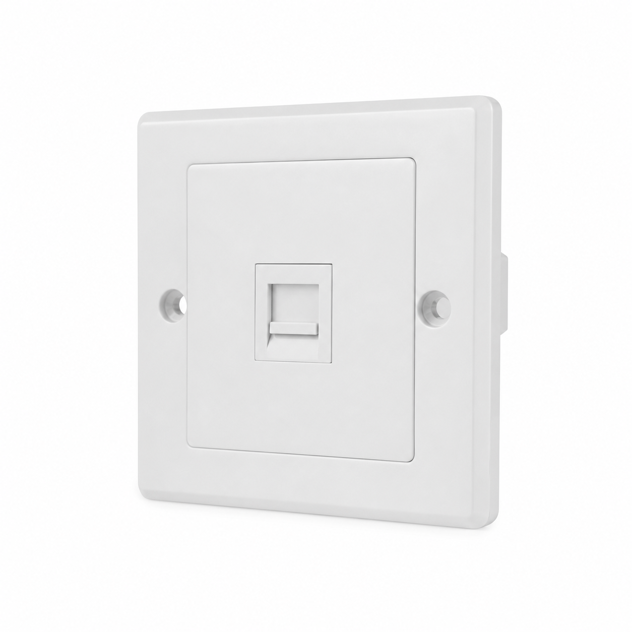 Faceplate Simple D-Link | 1 Port Keystone RJ45 86x86mm