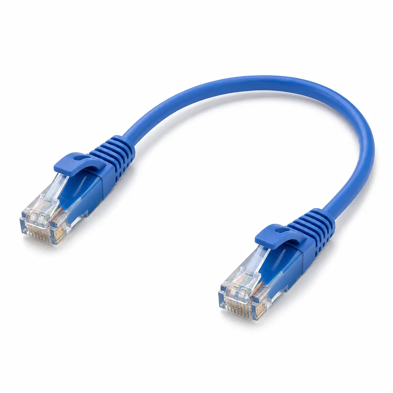 Câble Patch RJ45 Cat5E UTP Intellinet 0.5m | Bleu