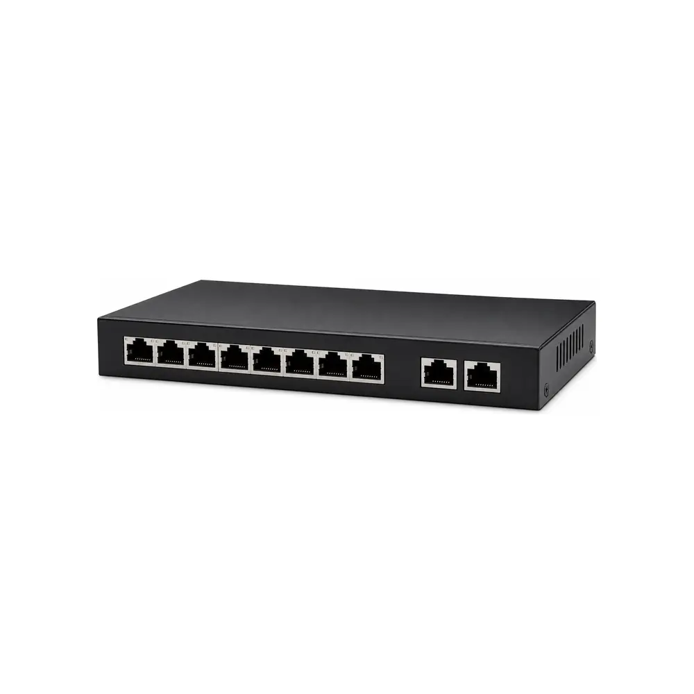 Switch PoE 8 Ports UNIVIEW NSW2010-10T-POE-S-IN | 96W Gigabit