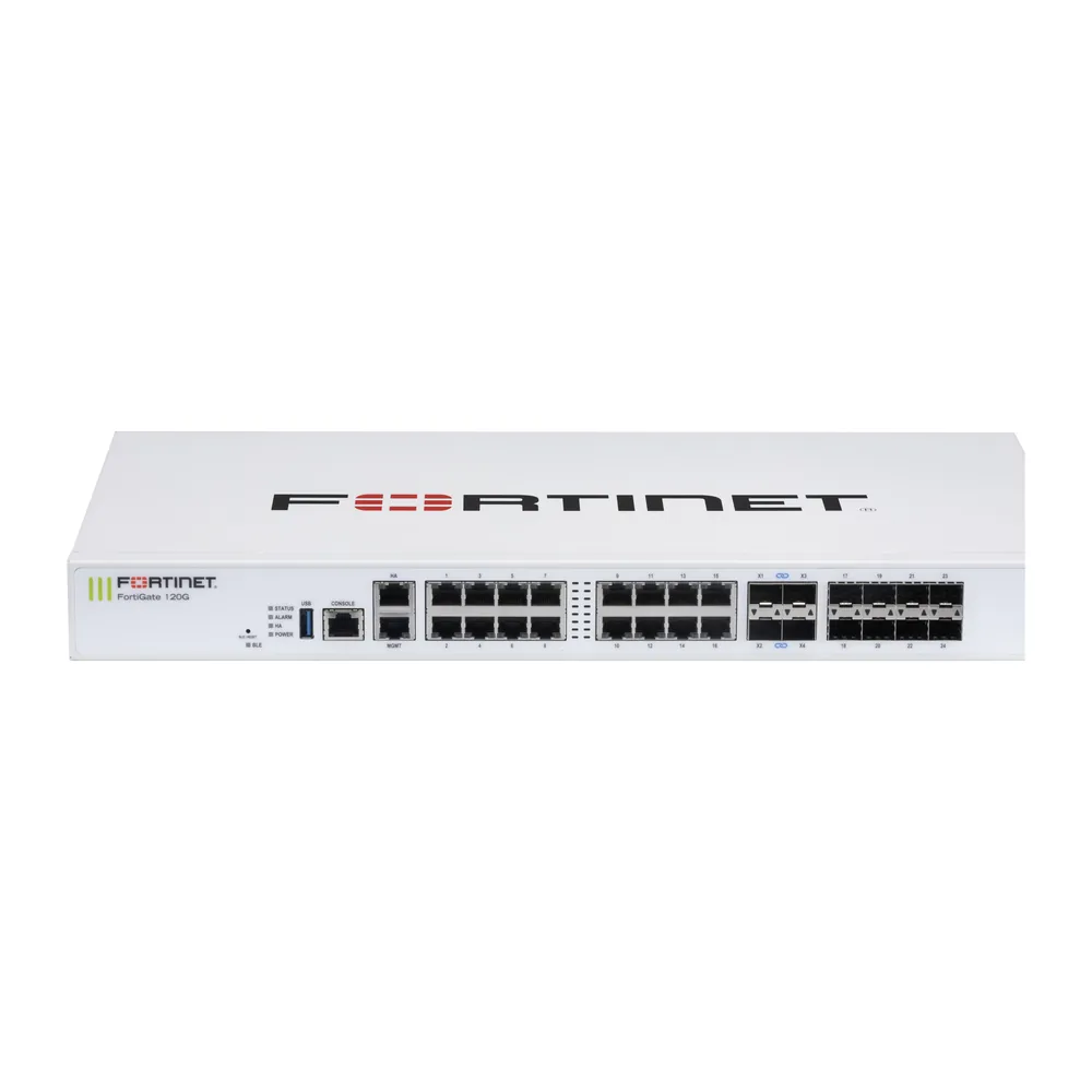 Pare-feu Fortinet FortiGate 120G au format rack 1U